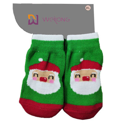 Traction Control Cotton Custom Pet Socks for dogs Indoor Nonskid Knit Socks