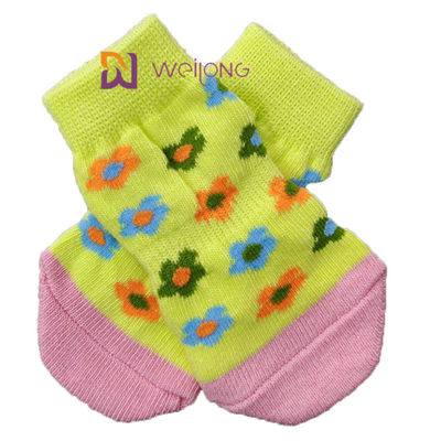 Pet Anti Slip Knit Dog Socks&amp;Cat Socks with Rubber Reinforcement Paw Protector