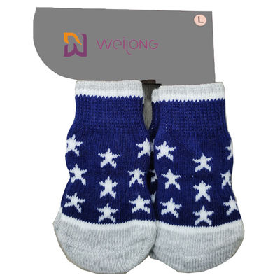 KaiWeiLong Cotton Spandex Cat Dog Socks To Prevent Licking Paws Stripe Type